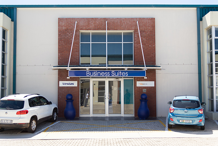 Business Suites entrance