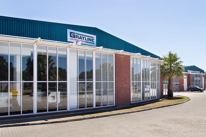 Glass front office space